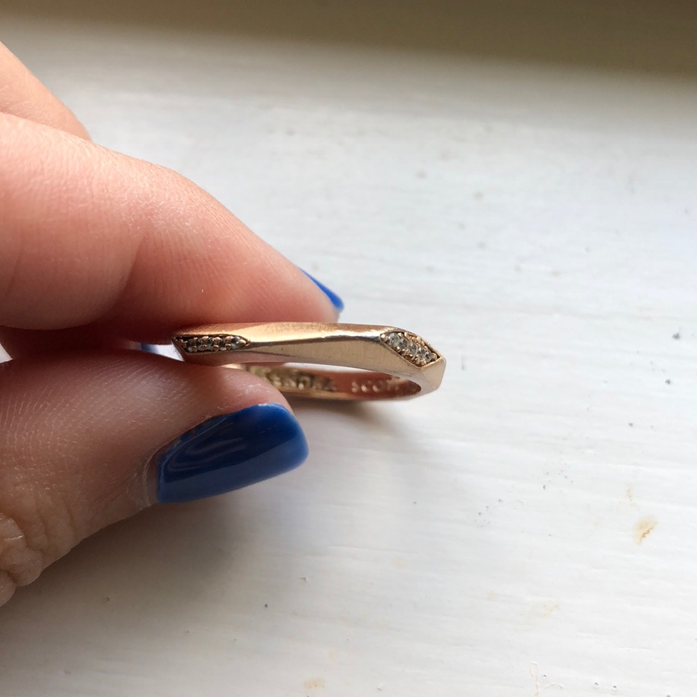 Kendra Scott Rose Gold Ring Size 8